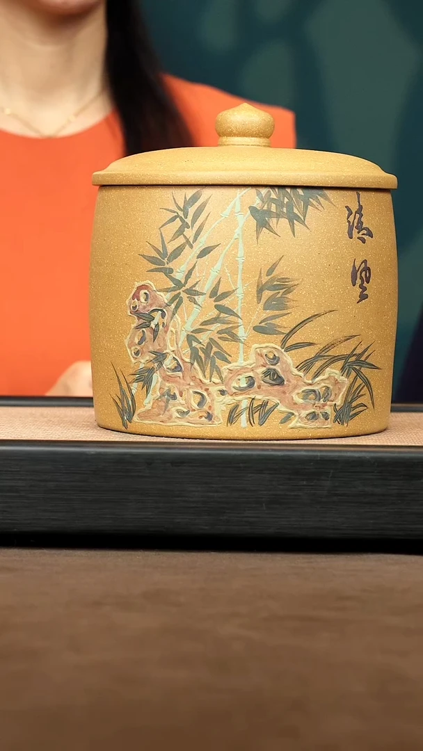 茶壶紫砂【竹茶仓】