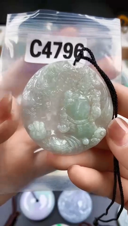 颈饰未镶嵌翡翠天然翡翠吊坠挂件