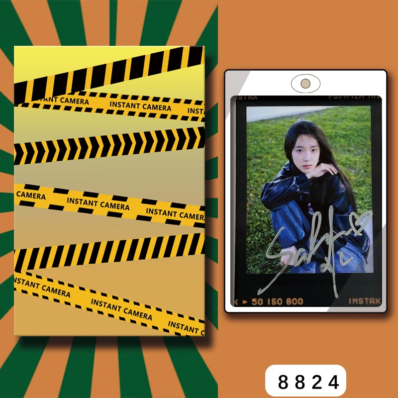 D8824【庄达菲】 正品拍立得照片 黑金