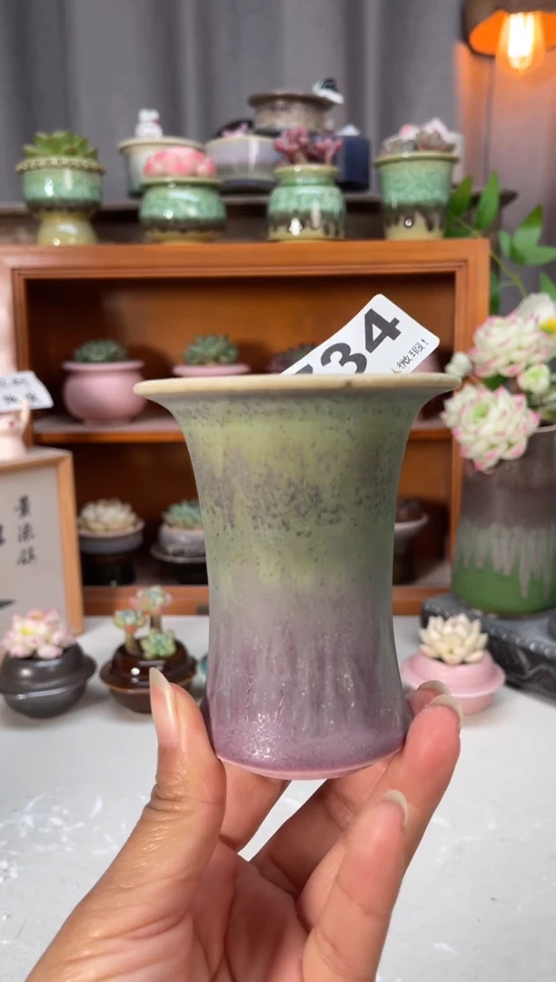 瓷片734小芳花盆直播编号