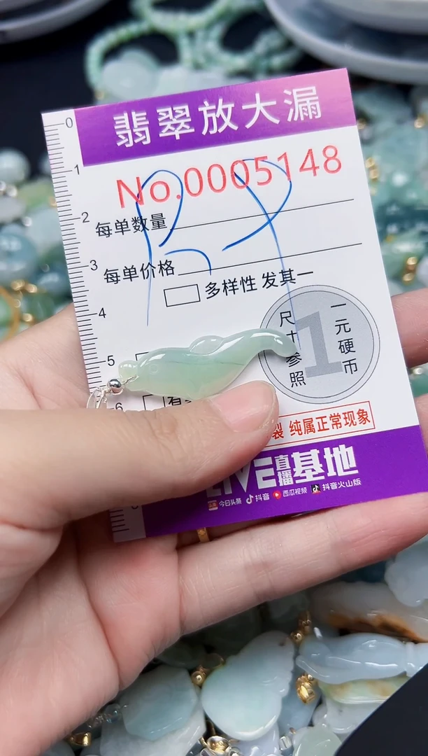 颈饰未镶嵌翡翠5148