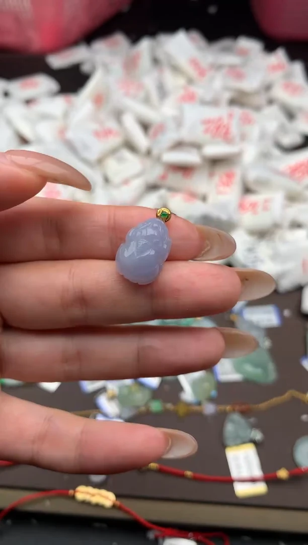 【闪购商品】翡翠颈饰18K金镶嵌—