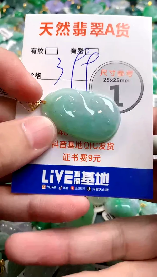 颈饰18K金镶嵌翡翠0499882431