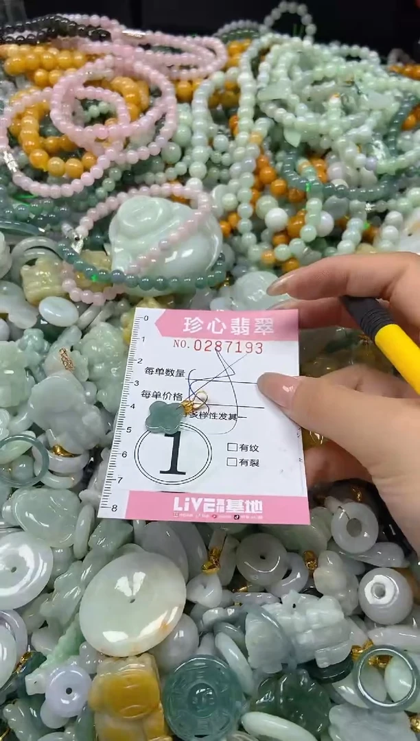 翡翠未镶嵌颈饰闪购0287193多样性发其一