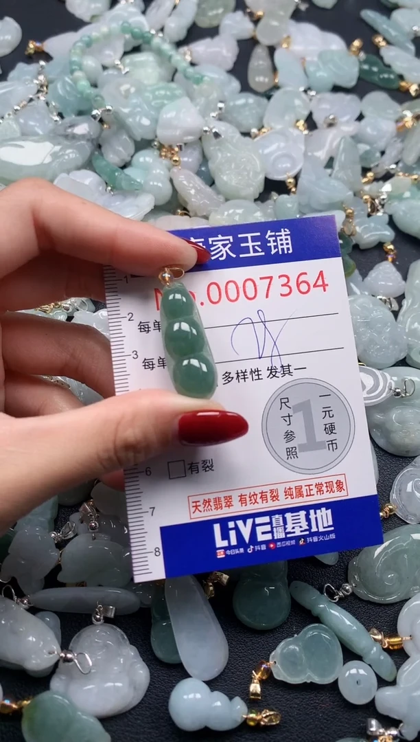 颈饰未镶嵌翡翠7364