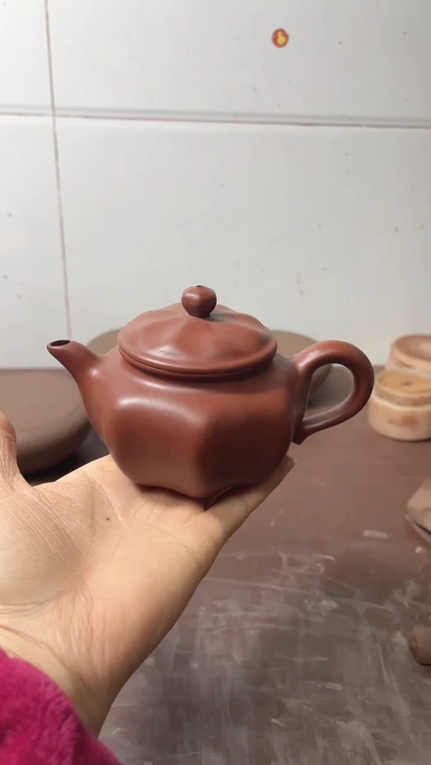 茶壶紫砂朱泥仿古紫砂壶