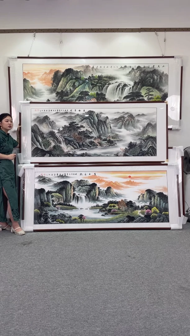 国画春和景明180*60手绘国画