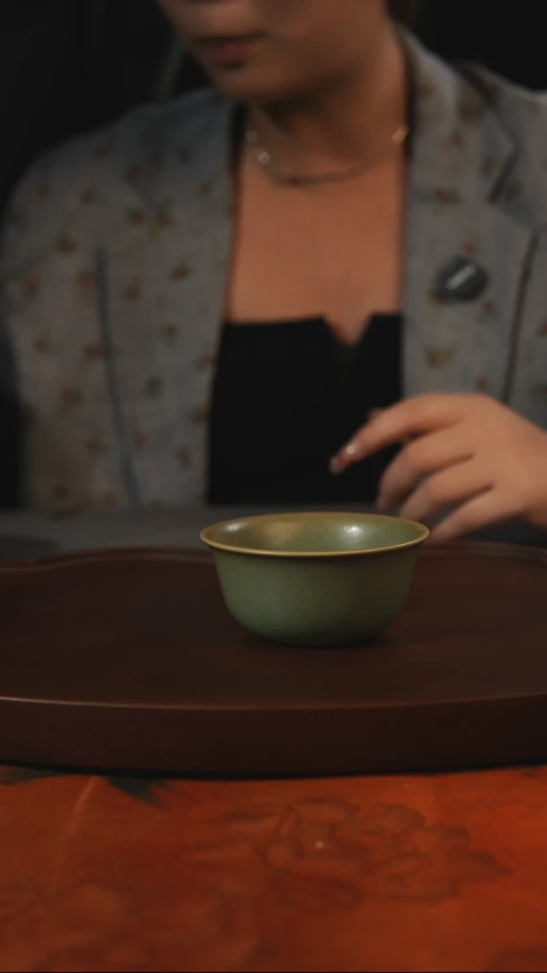 杯子柴烧鸡缸全品一级 汝州原产地原矿仿古老釉