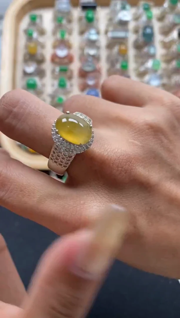 未镶嵌戒指翡翠缅甸天然a货翡翠新年福利