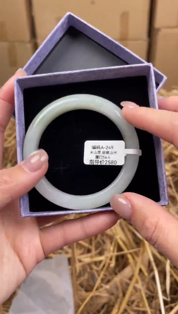 未镶嵌手镯石英质玉A249