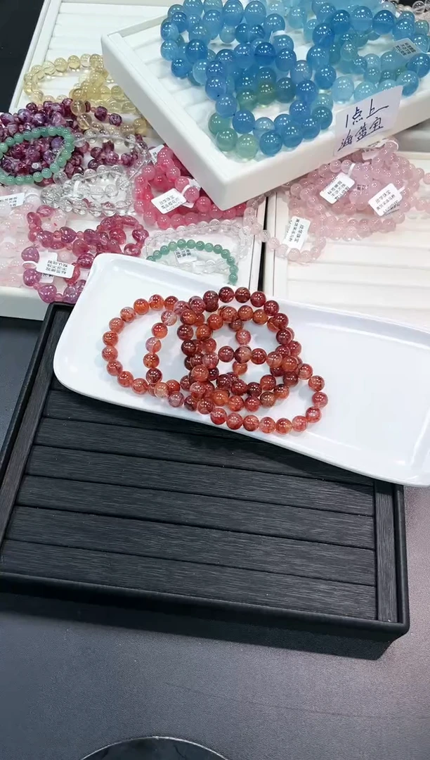 【闪购商品】水晶手串未镶嵌87a多样性发其一/1条10mm默认微瑕