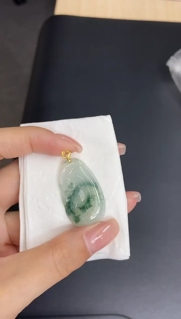 18K金镶嵌定制翡翠天然翡翠A货120