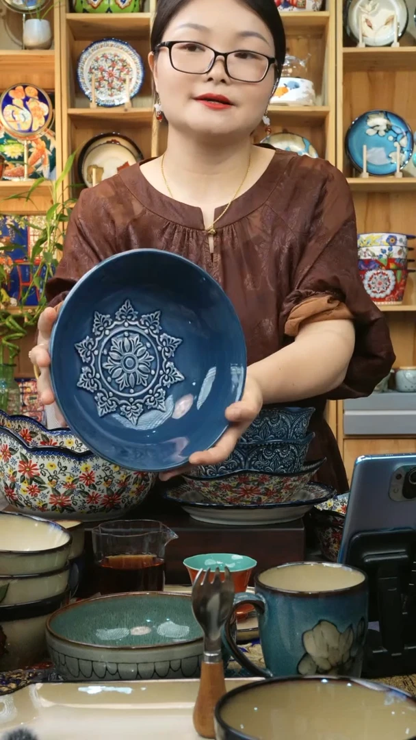 瓷片小可陶瓷高温瓷大碗一只