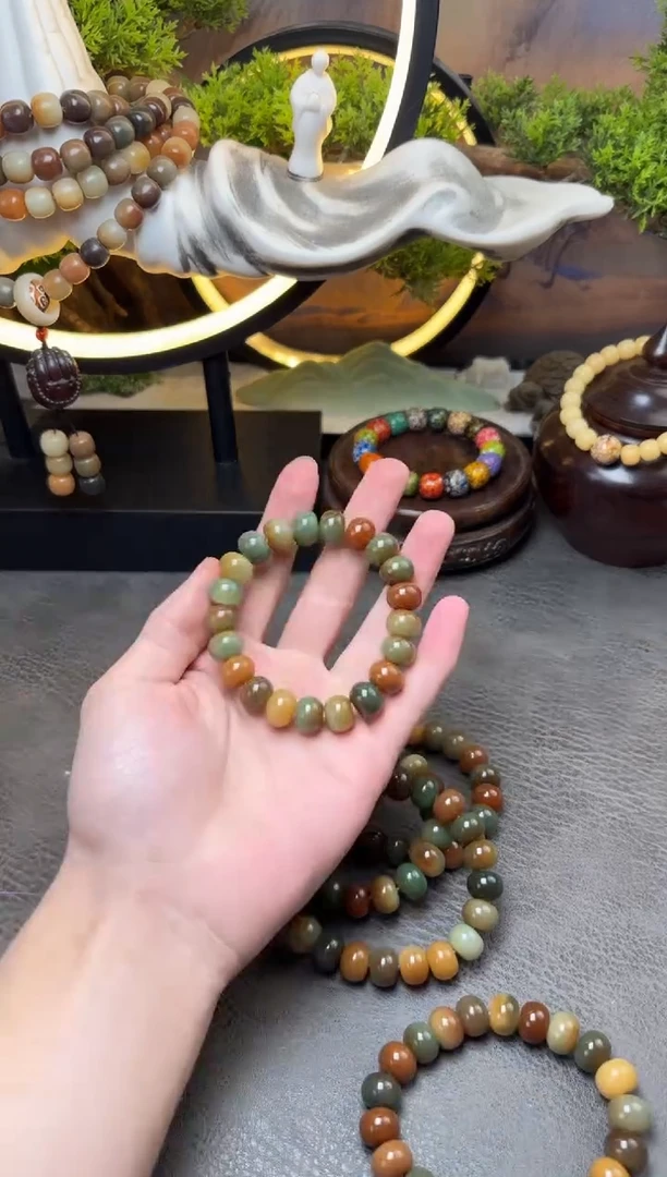 【闪购商品】菩提根/象牙果手串敦煌苹果珠9*12