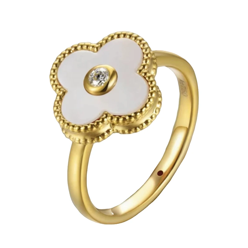 高《高版本》V3高四叶草镶嵌钻将经典单钻圣诞款围巾