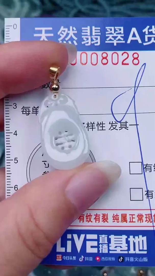 翡翠未镶嵌颈饰00008028