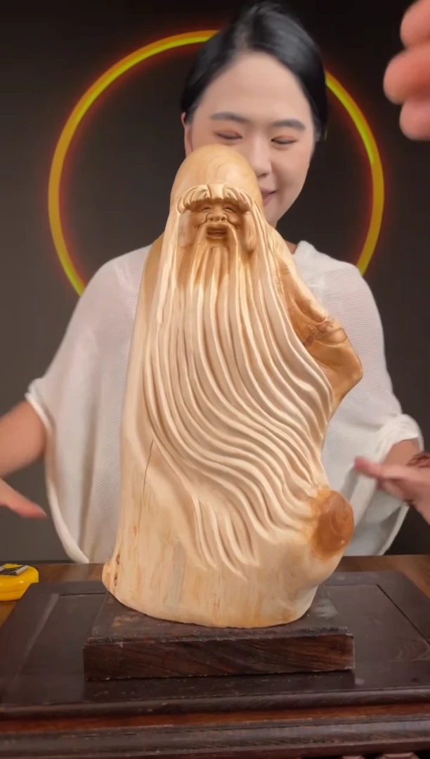 柏木（崖柏）手工摆件,先抢先得! 编号:93