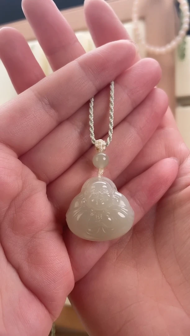 【闪购商品】和田玉颈饰未镶嵌和田玉抱抱佛