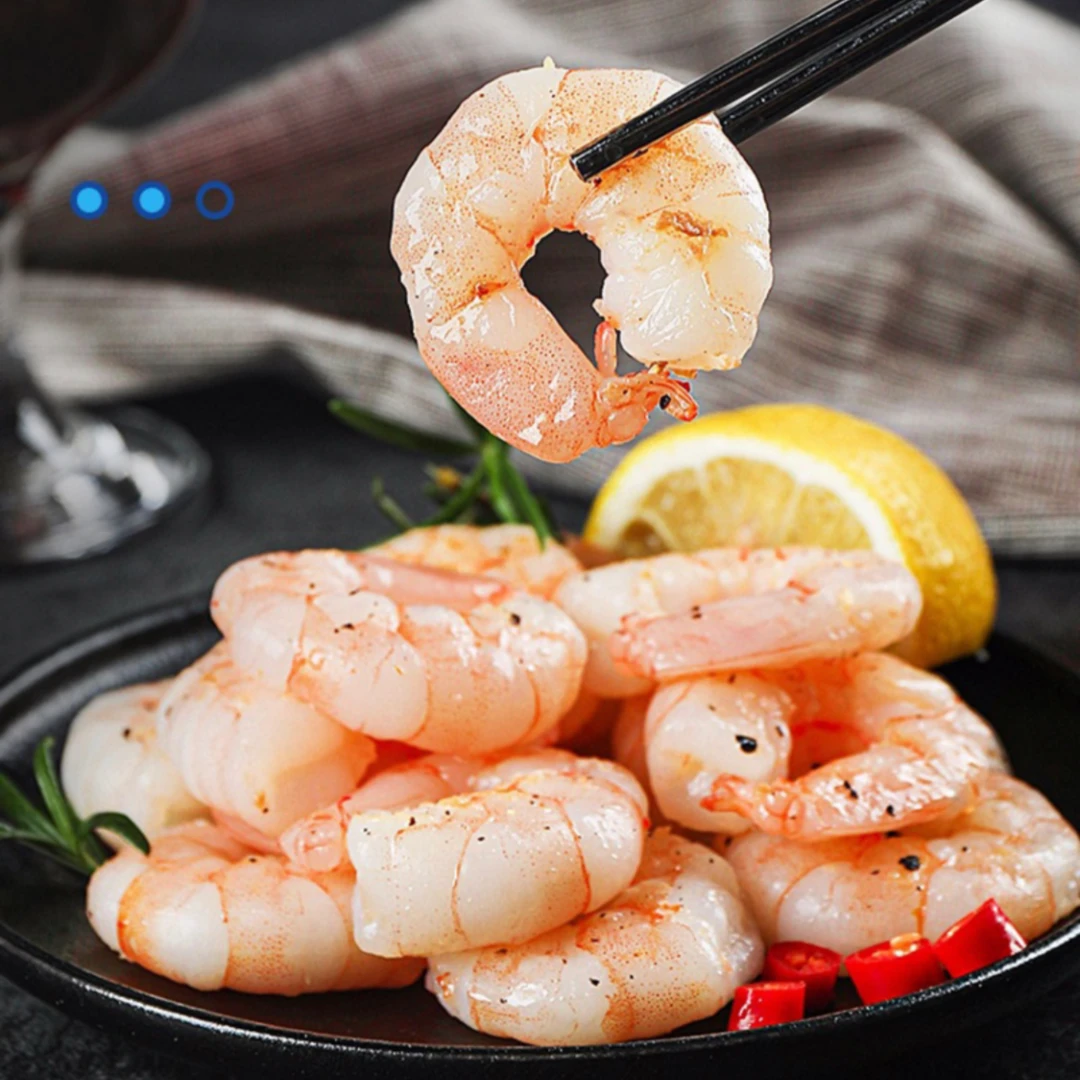 【白虾虾仁】海捕海鱼杂鱼直播间现称现拍链接