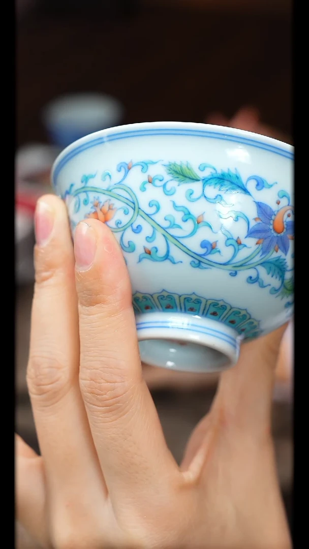 缠枝花开单杯qbsf0019