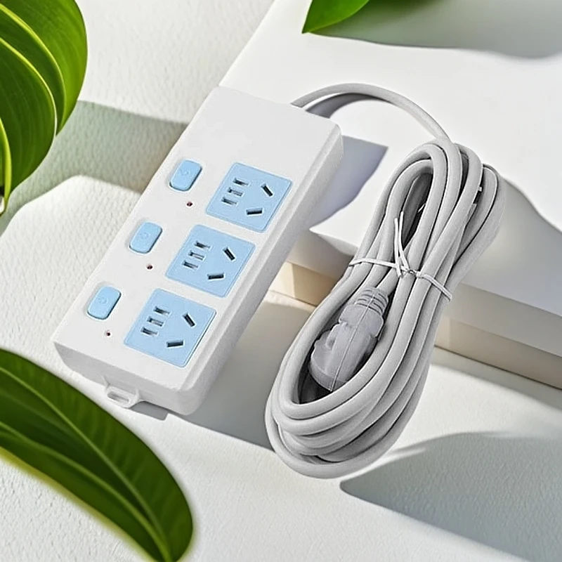 带线2-15米30米加粗长插线板多孔排插大功率多孔电插板家用插座