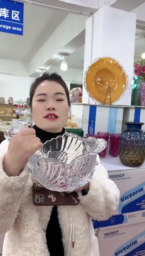 【闪购商品】无铅玻璃甄选花器-w-早14