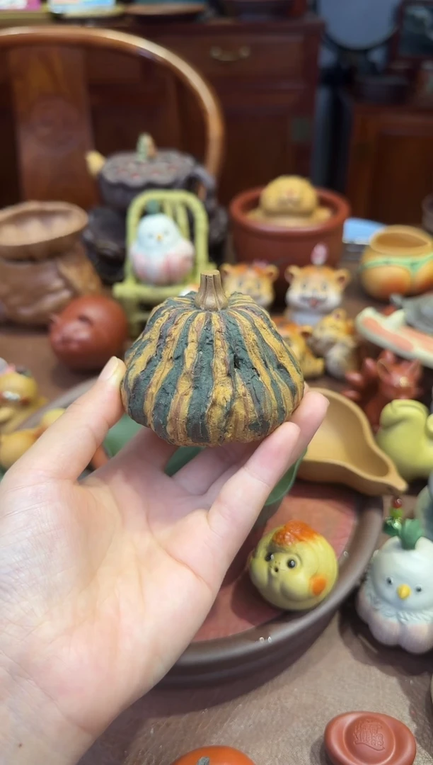 紫砂茶宠紫砂大南瓜