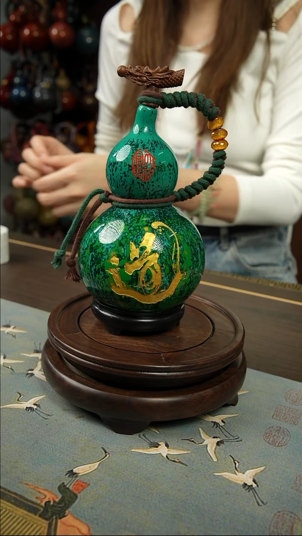 306号500ml左右非遗大漆酒葫芦