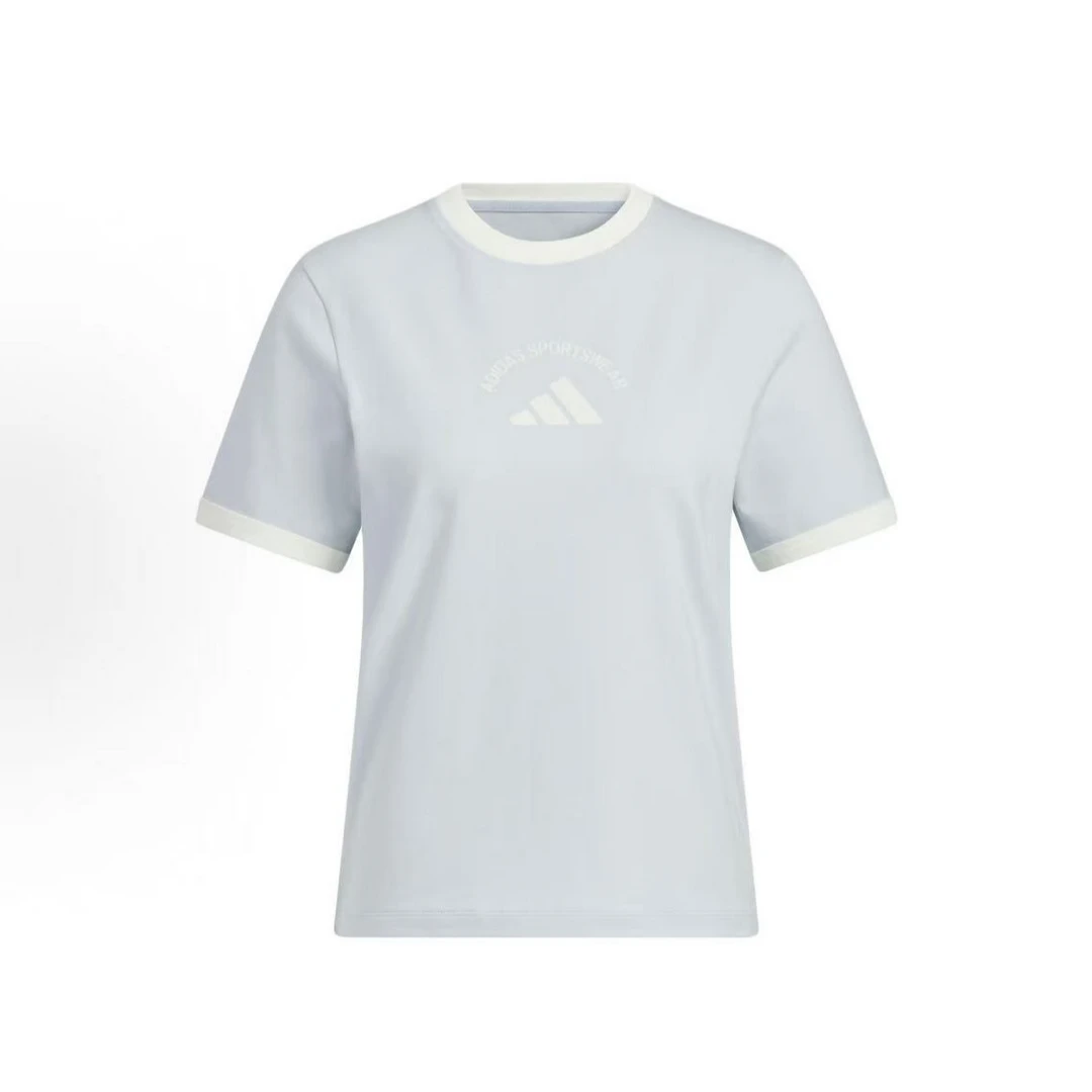 adidas/阿迪达斯SLEEVE T-SHIRT时尚百搭圆领简约短袖女KC0060