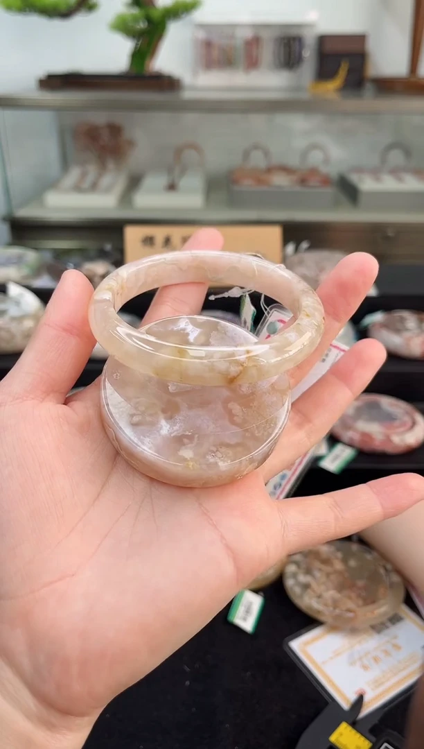 未镶嵌手镯石英质玉61圈口（赠品镯心）13911414