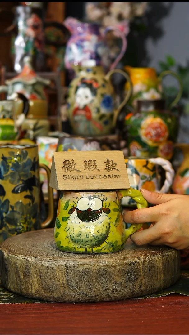 陶瓷264景德镇手工手绘釉下彩
