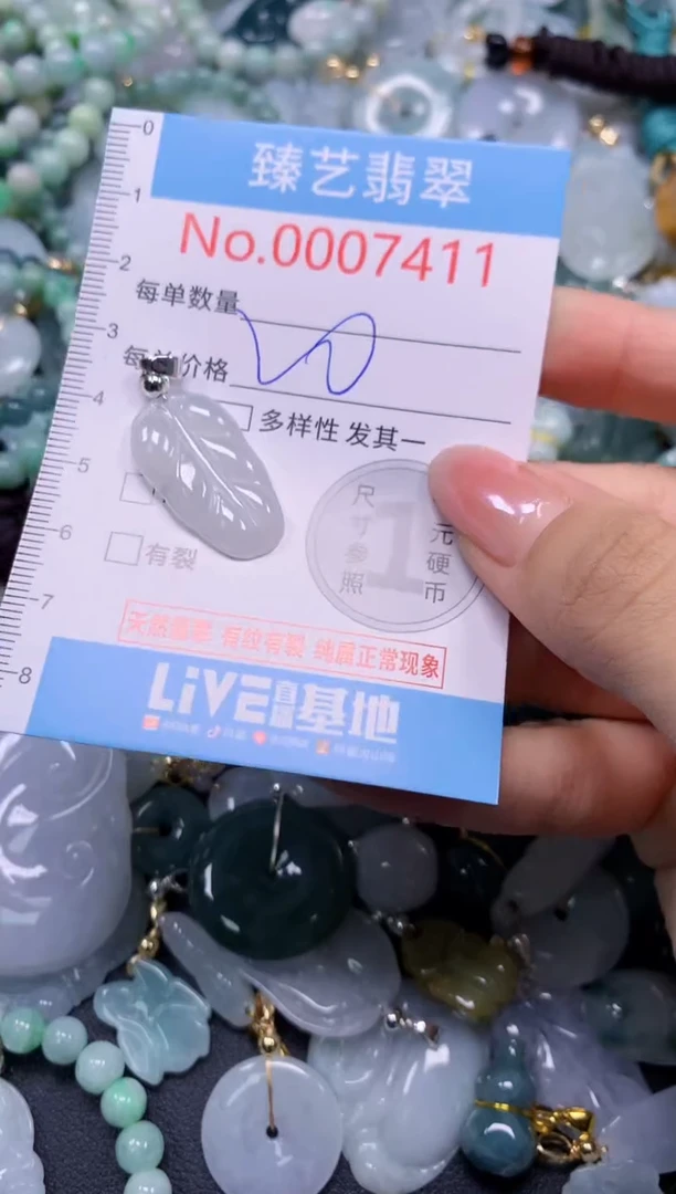 颈饰未镶嵌翡翠7411