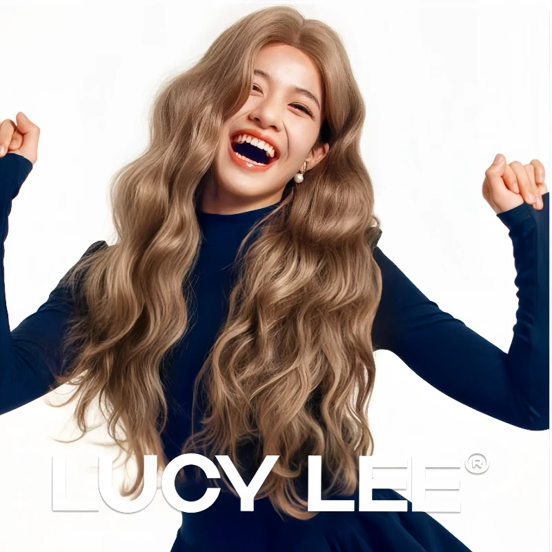 LUCYLEE【免戴发网免修剪的假发-莉莉丝】精修奶茶灰棕假发头套小圆