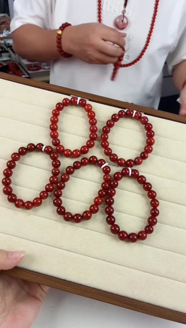 未镶嵌瓦西手串10mm南红玛瑙（多样式发其一）