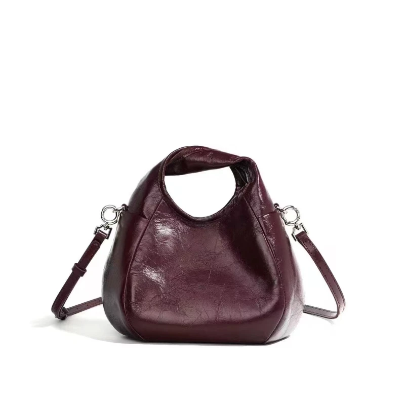 【Elin定制2025年秋冬新款女包时尚设计单肩包ZG-F9788A-安可拉红