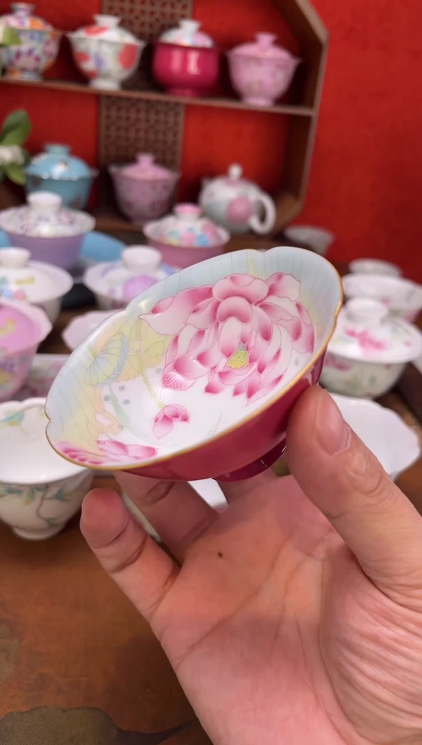 景德镇纯手绘陶瓷茶具