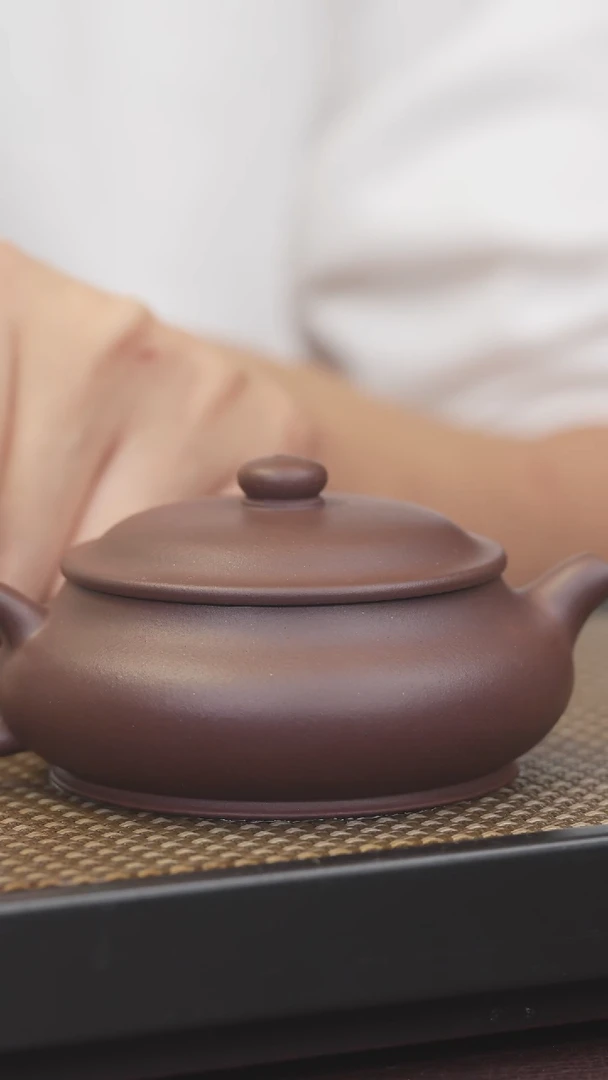 茶壶紫砂宜兴原矿紫泥明炉