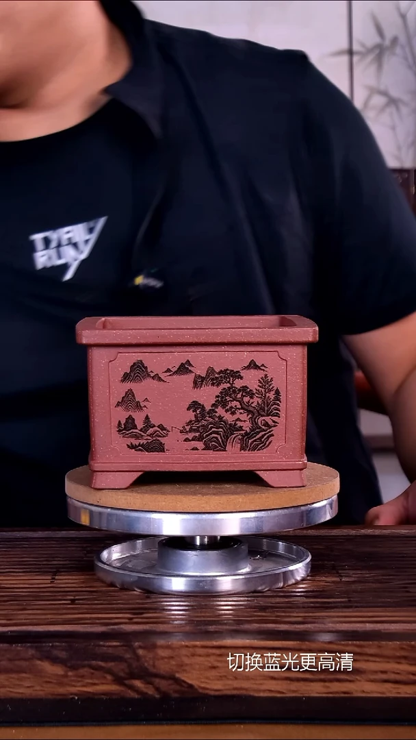 紫砂花盆紫砂花盆内口10-7