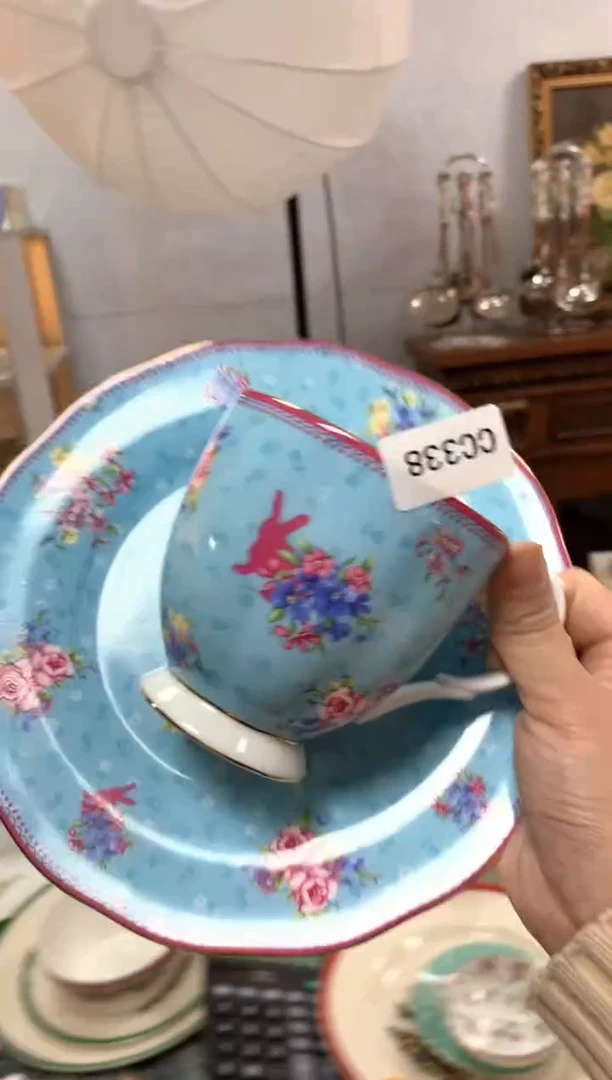 【闪购商品】瓷片陶瓷原单CC338餐具两件套