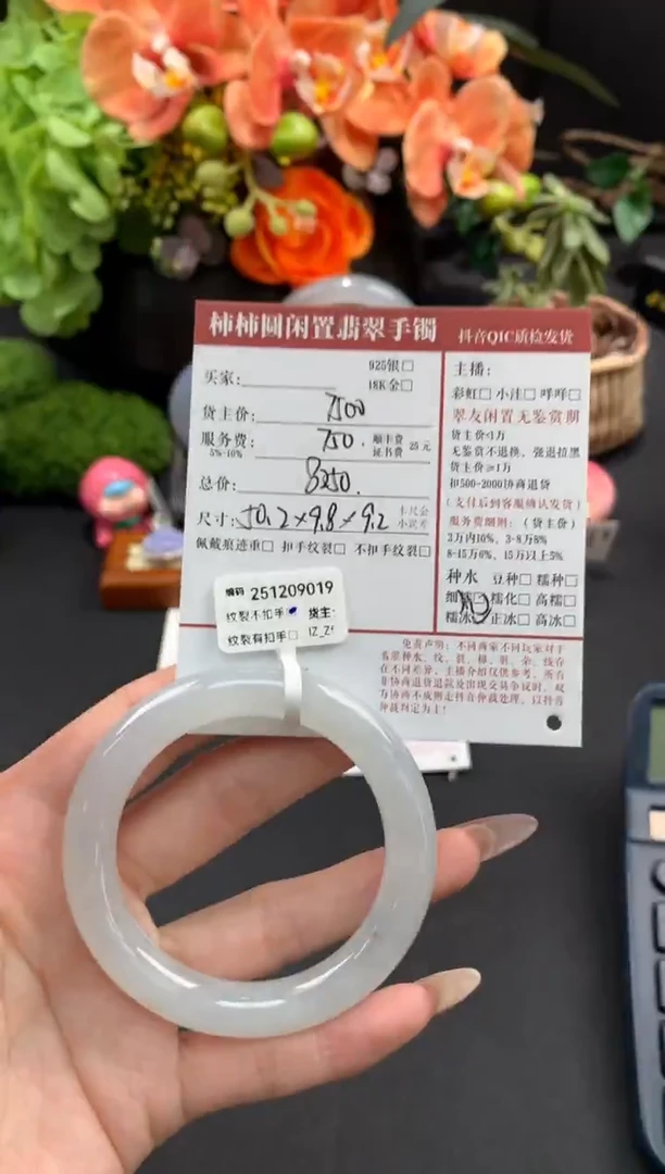 未镶嵌手镯翡翠姐姐251209019