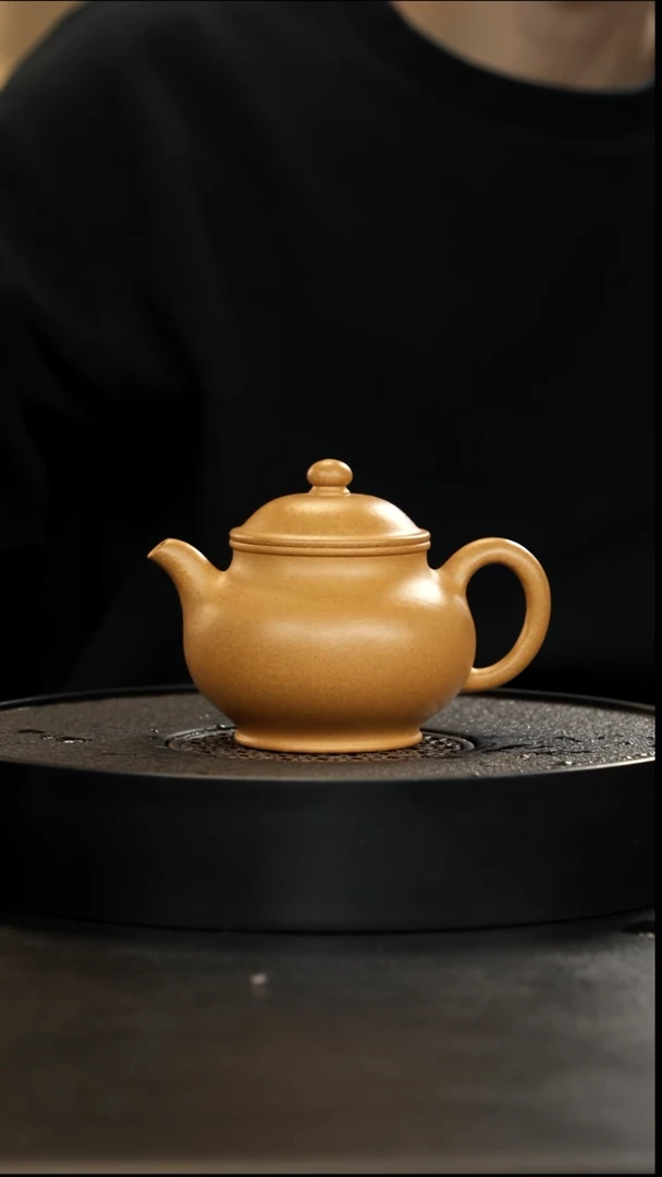 茶壶紫砂老宕口天花板黄金段潘壶大漏