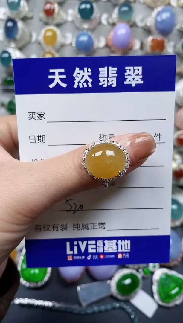 【闪购商品】翡翠戒指银S925镶嵌0520