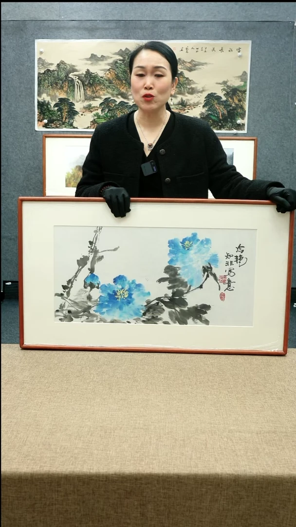 【闪购商品】国画52*92知非老师花鸟