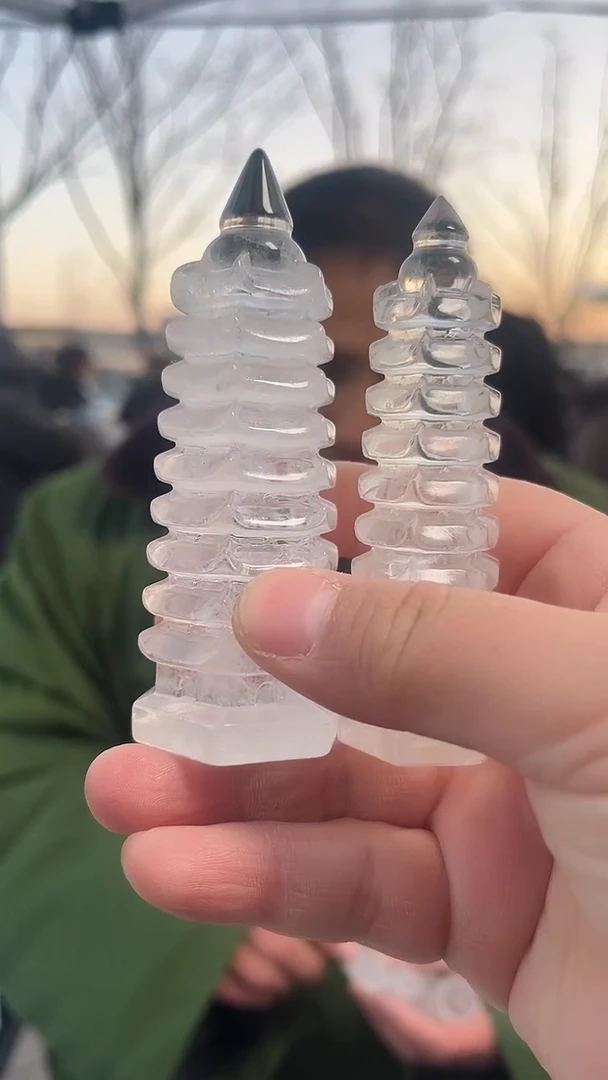 【闪购商品】水晶把玩未镶嵌天然文昌塔多样性发一