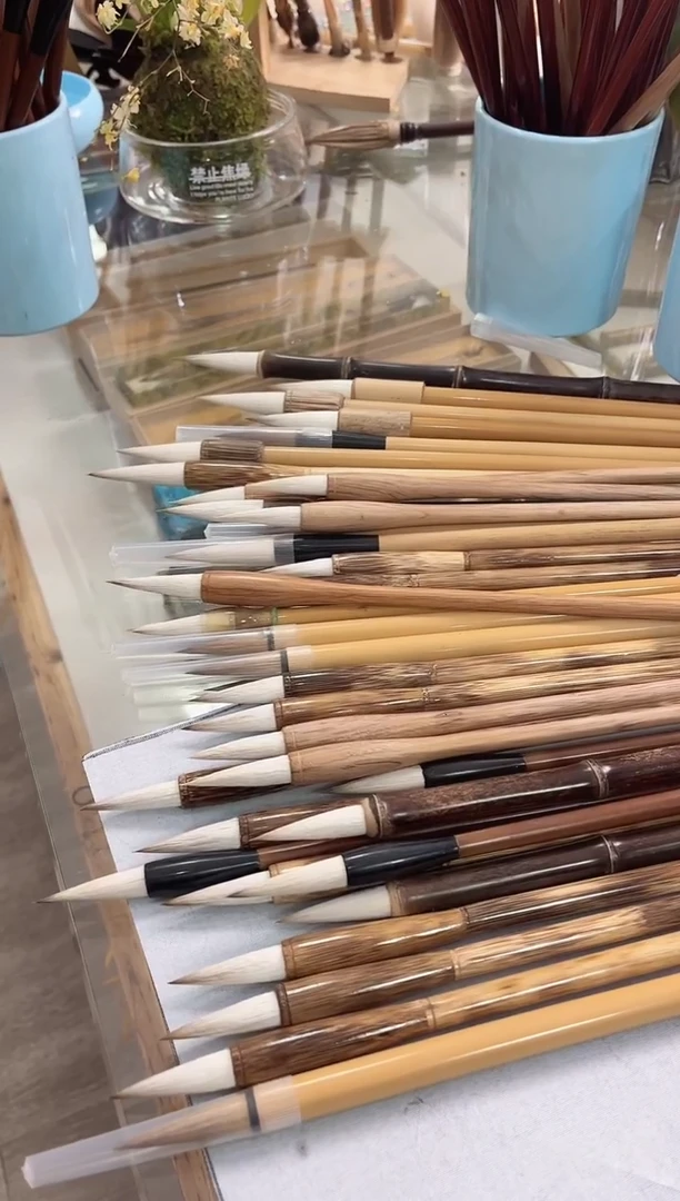 十****超【清水试笔，拒绝蘸墨】墨琳笔庄毛笔35支