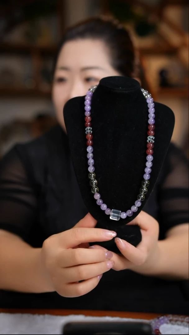 水晶珠宝半成品未镶嵌白方糖设计款项链多样性发其一