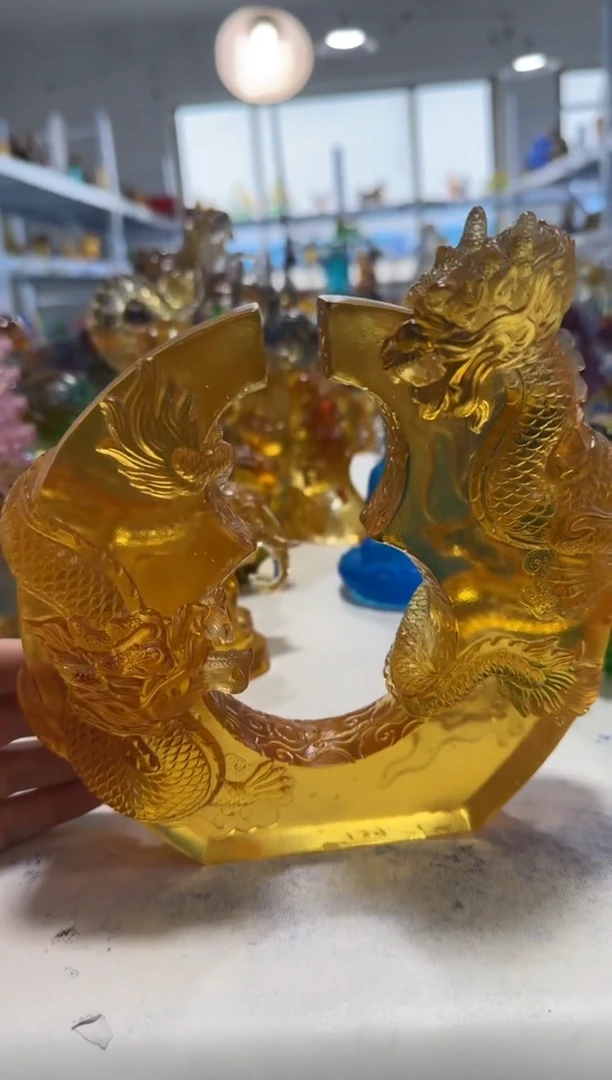 琉璃04微瑕 正宗古法琉璃 假一罚十