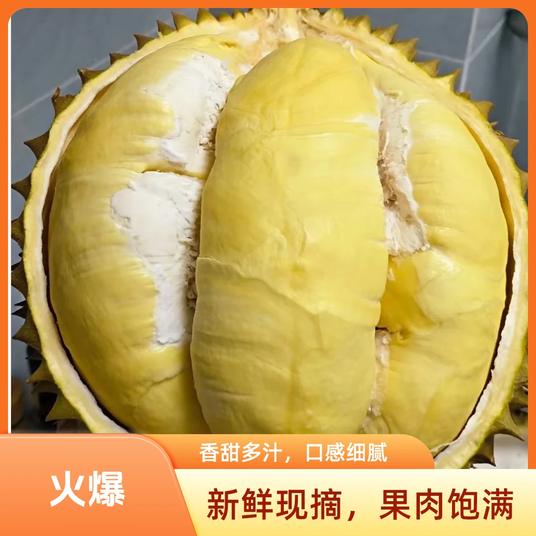 9号【资阳同城配送】泰国金枕新鲜核小纯果肉2斤现剥榴莲果肉同城送金枕榴莲肉金枕泰国金枕泰国金枕泰国