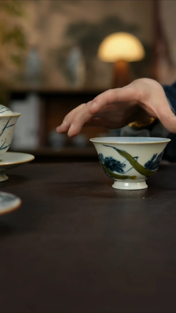 杯景德镇陶瓷杯碗柴烧多人