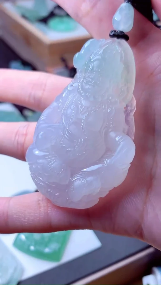 颈饰未镶嵌翡翠天然A货翡翠